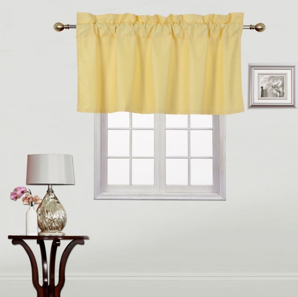RS9 Accents New Window Valance Pastel Yellow 37x8 Poshmark